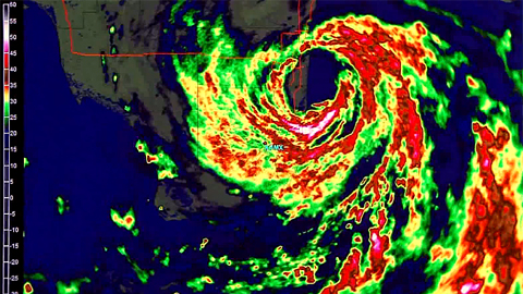 Hurricane Katrina - Miami (KAMX) Radar