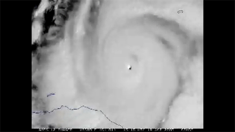 Hurricane Wilma - Visible Satellite Loop